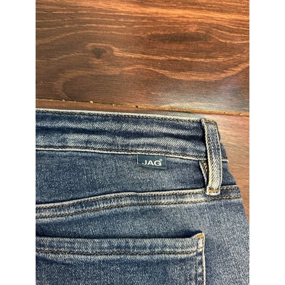 Jag High Rise Women’s Cropped Custom Rolling Stone Jeans Raw Hem,distressed Sz8 - Picture 10 of 11